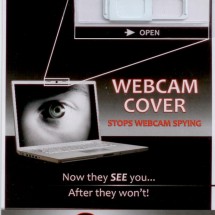 white webcam cover
